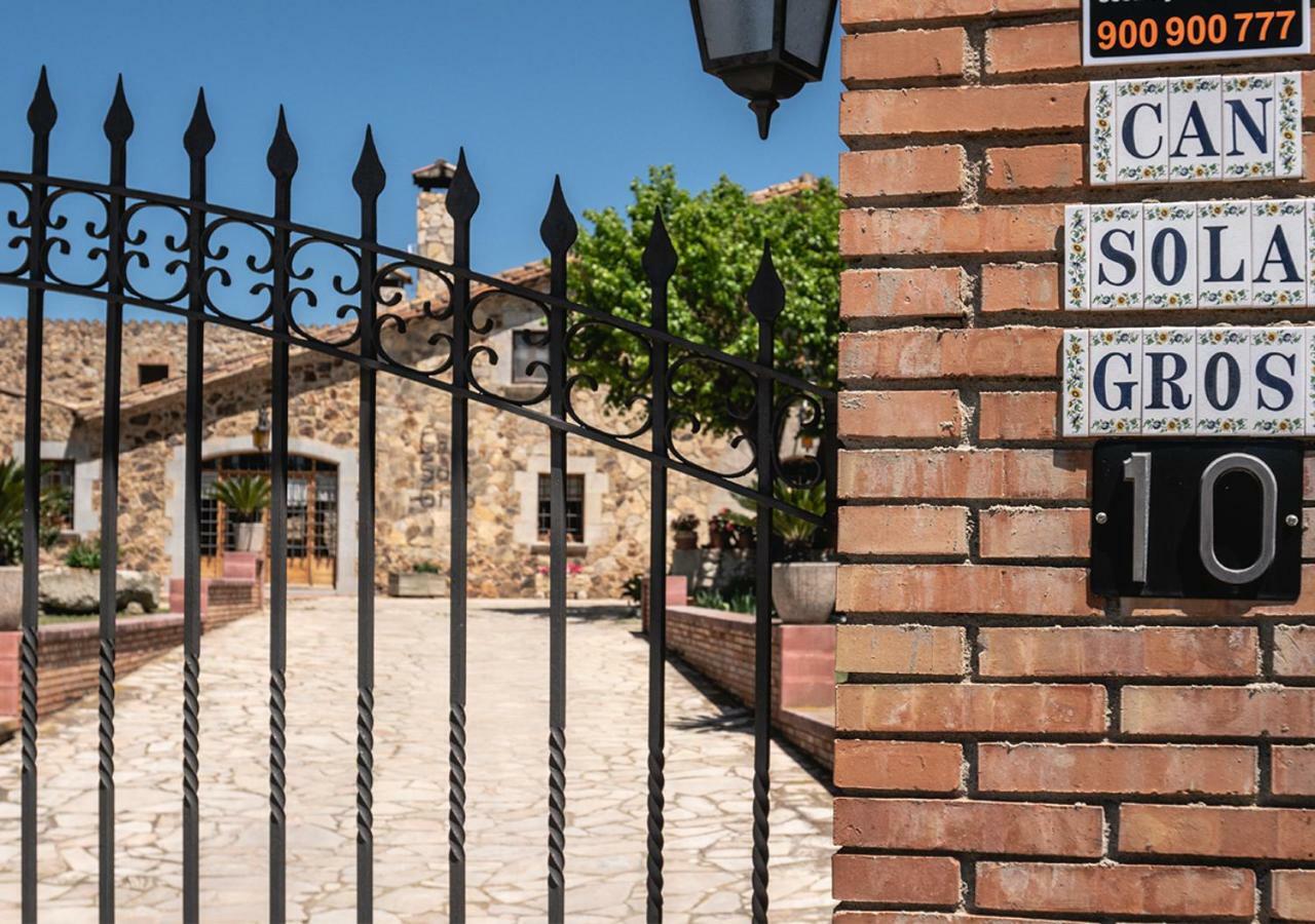 Masia Can Solà Gros Caldes de Malavella Esterno foto