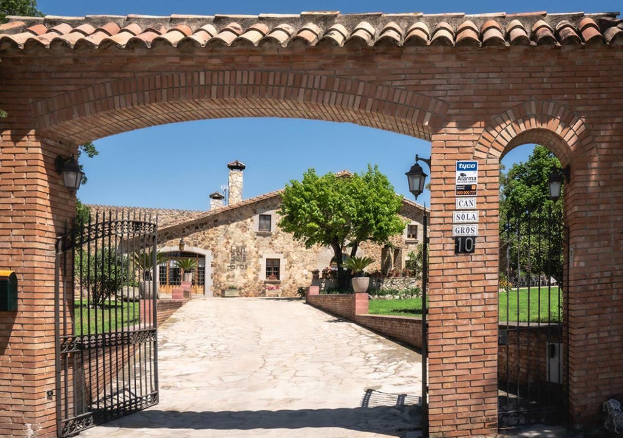 Masia Can Solà Gros Caldes de Malavella Esterno foto