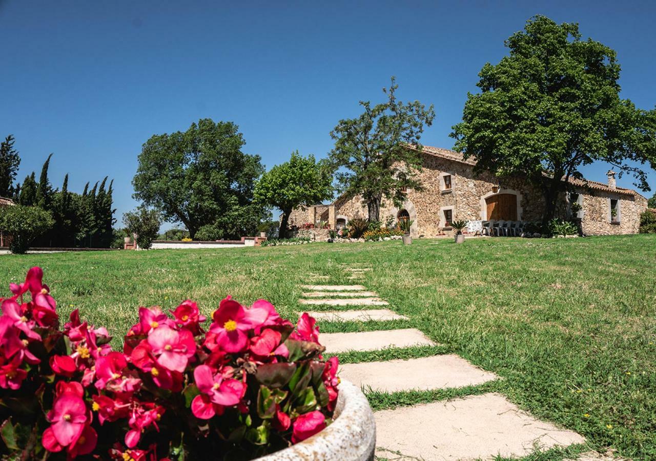 Masia Can Solà Gros Caldes de Malavella Esterno foto